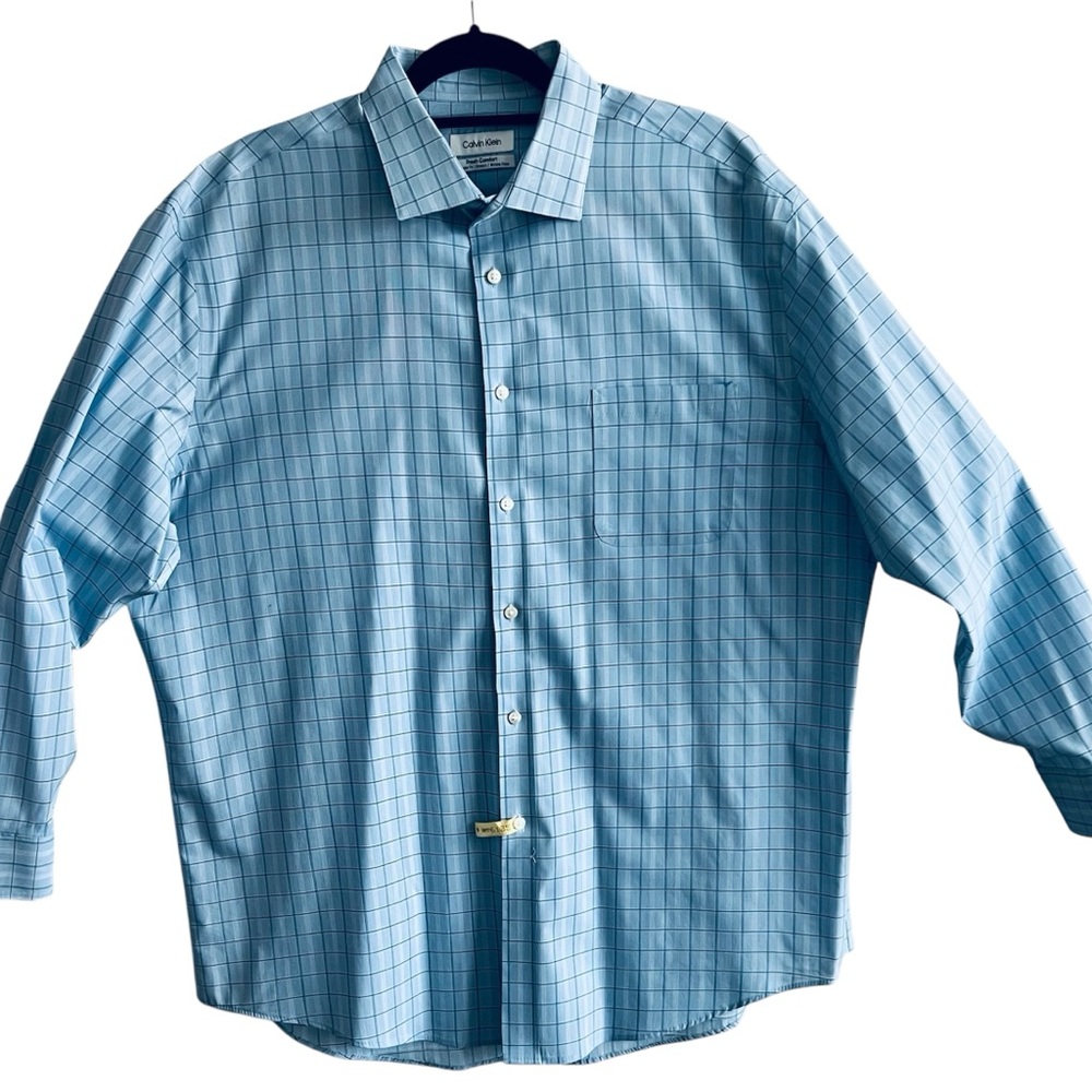 Men's Blue Checkered Shirt